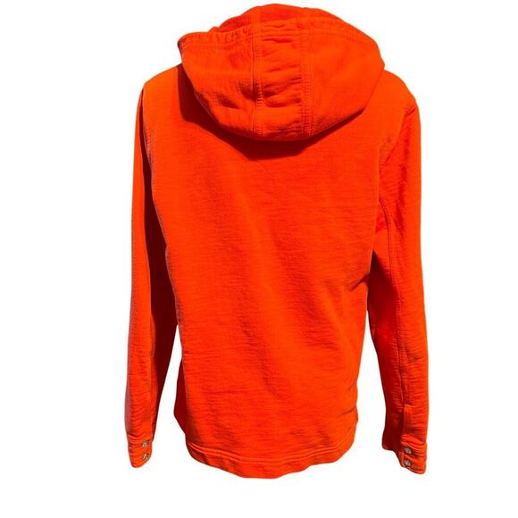 Lauren Jeans Co Full Zip Hoodie Orange Jacket.  Women's Size Small - Picture 2 of 6